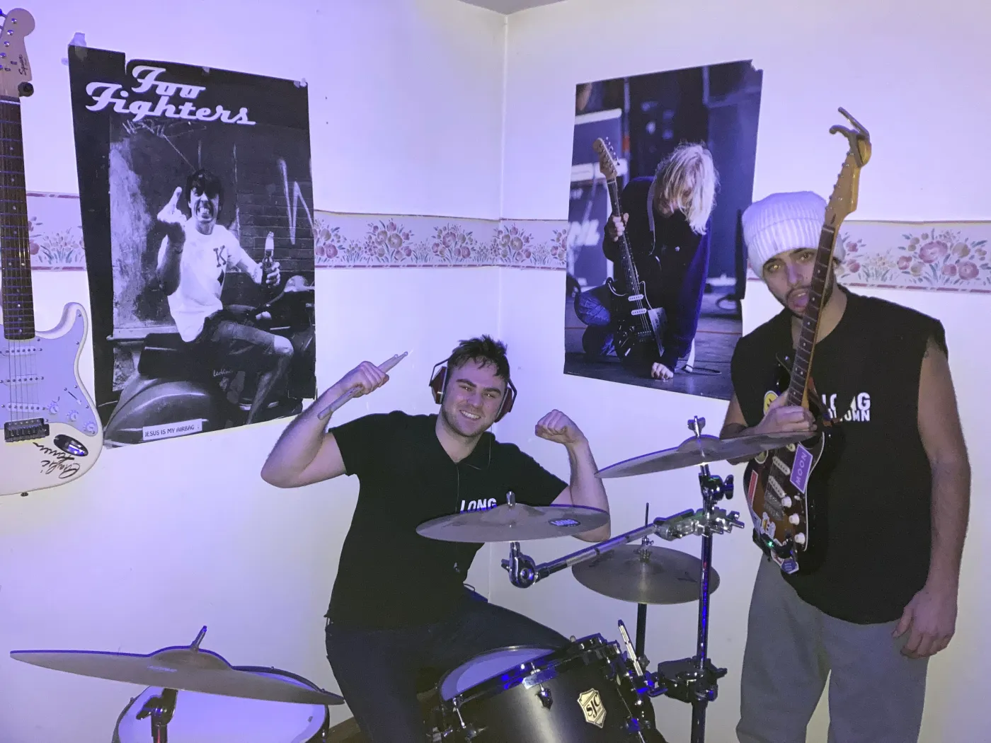 Conor and Jam in the Great Room - Goffstown NH